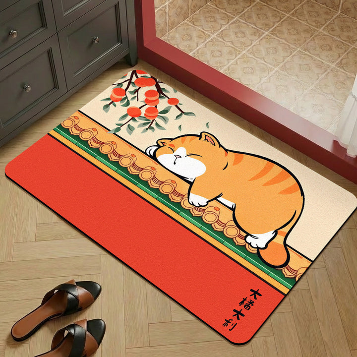 Artistic Abstract Themed Area Rug