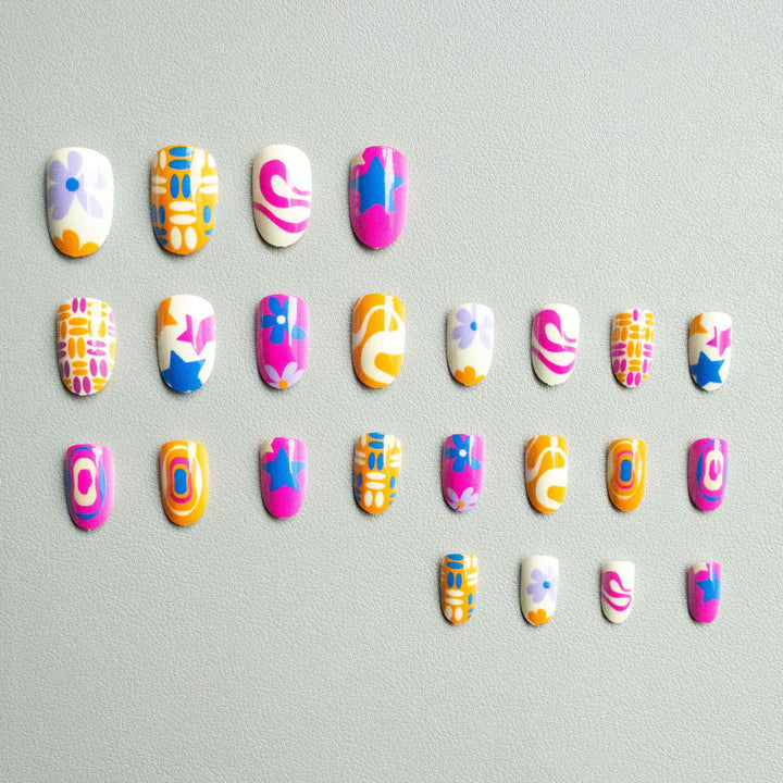 Creative Patterned Nail Art Kit