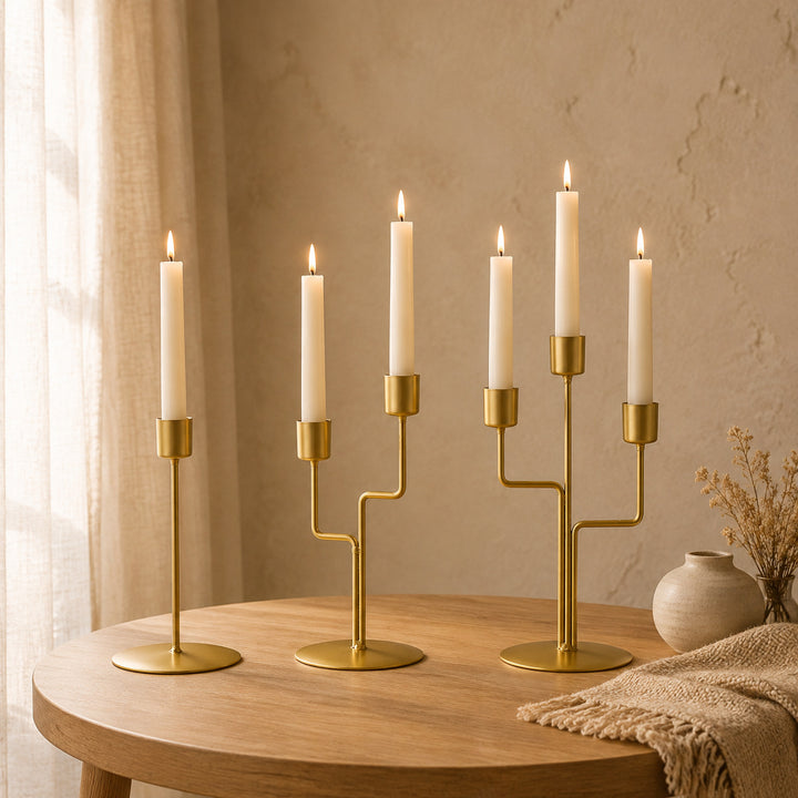 Artistic Cactus-Shaped Candle Holder