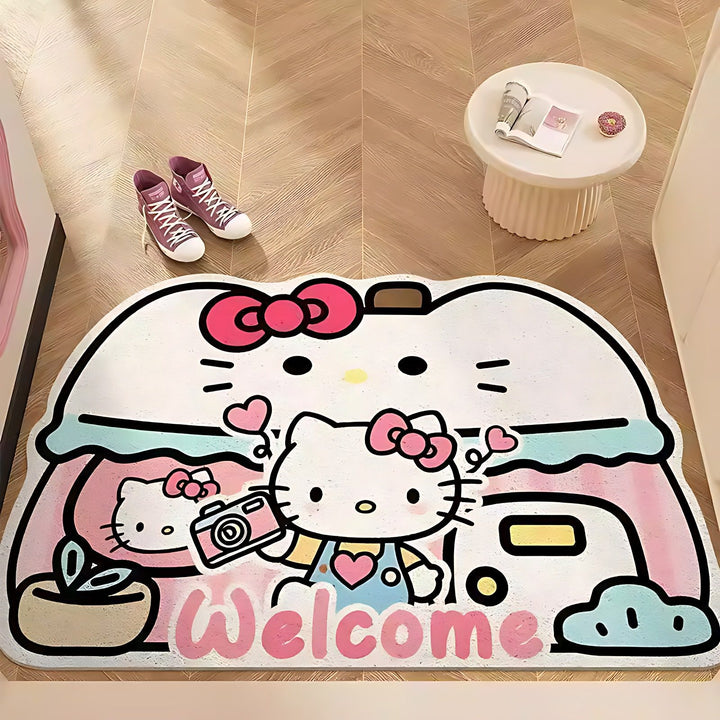 Decorative Cartoon Welcome Mat for Home