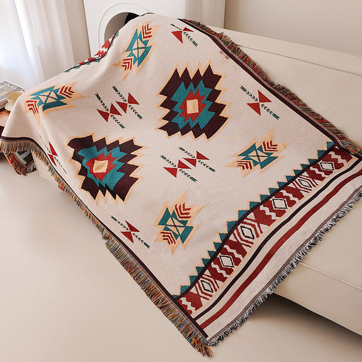 Artistic Cat-Themed Throw Blanket