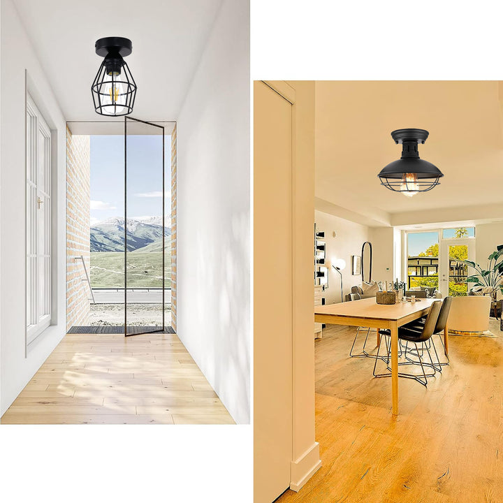 Industrial Style Ceiling Fixture