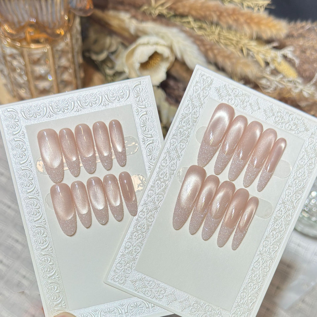 Glossy Press-On Nails Set Kalsten