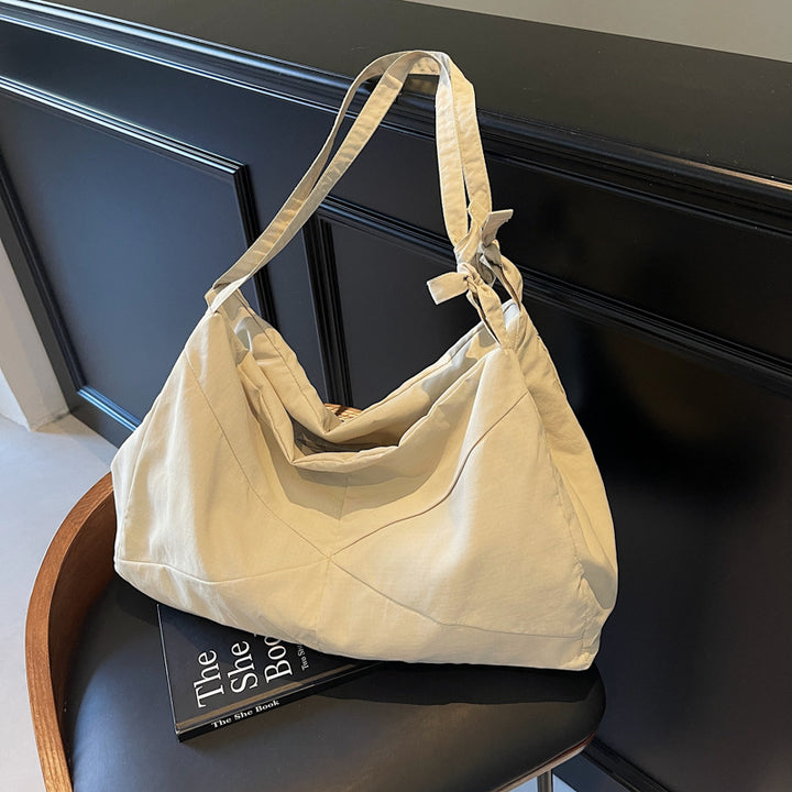 Textured Fabric Shoulder Hobo Bag Kalsten