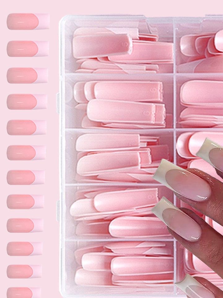 French Tip Press-On Nail Extensions Kalsten