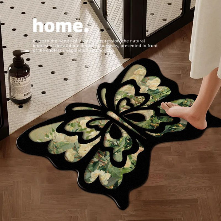 Decorative Butterfly-Shaped Bath Mat Kalsten