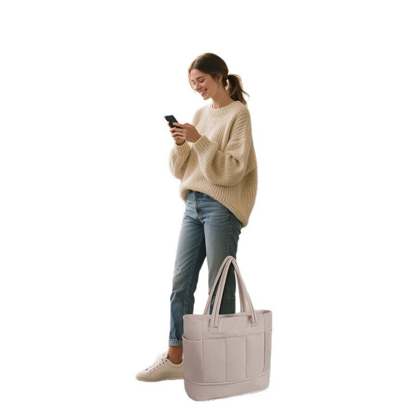 Multifunctional tote bag with practical compartments Kalsten