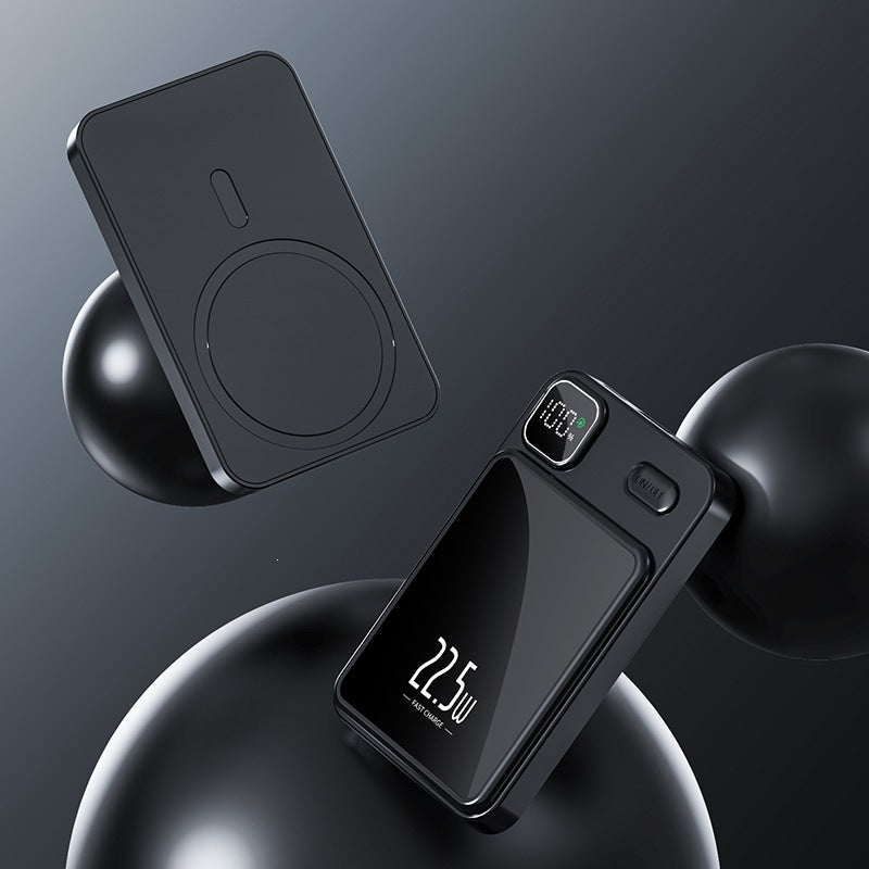 Portable power bank with wireless charging function and digital power display Kalsten