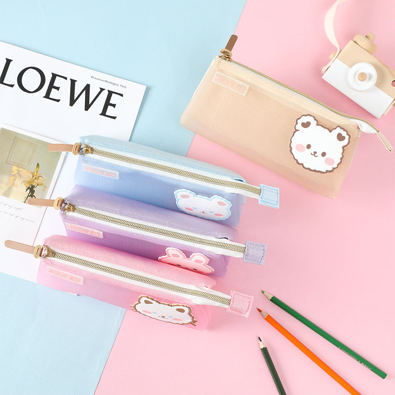 Cute Animal Themed Zipper Pouch