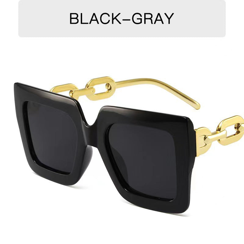 Stylish Wide Square Frame Sunglasses Kalsten