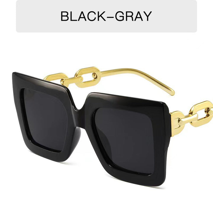 Stylish Wide Square Frame Sunglasses Kalsten