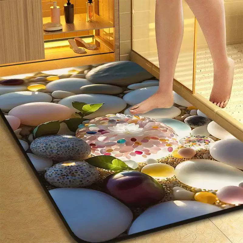 Colorful Abstract Area Mat