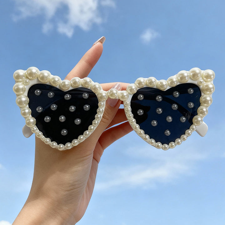 Bridal Heart-Shaped Sunglasses Kalsten