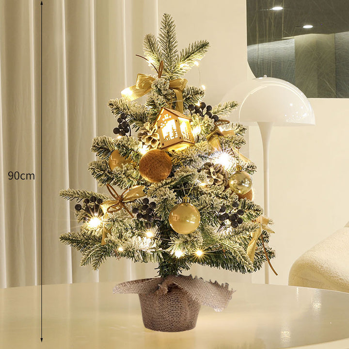 Decorative Mini Christmas Tree with LED Lights