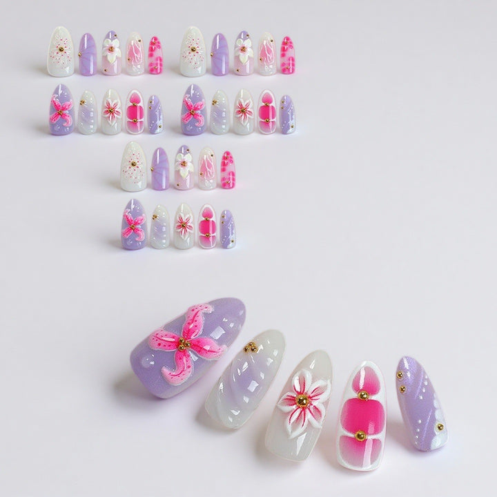 Artistic Press-On Nail Set Kalsten