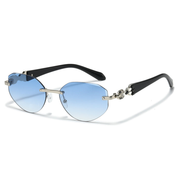 Decorative Oversized Shield Sunglasses Kalsten
