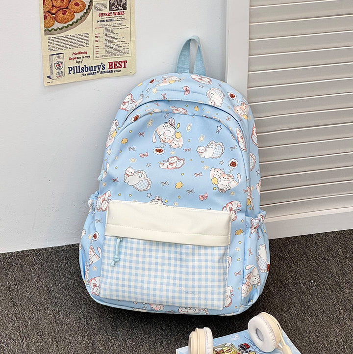 Playful Graphic Print Backpack