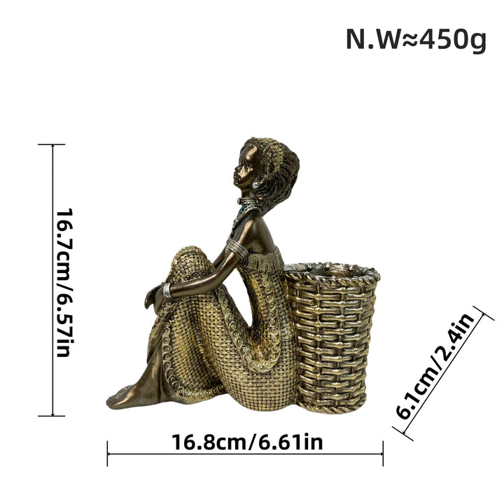Decorative deer figure with glitter details Kalsten