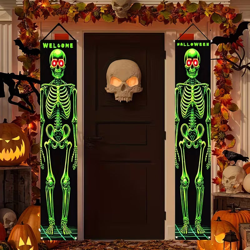 Hanging Halloween Door Banner Set