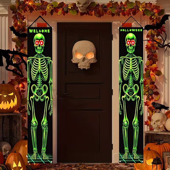 Hanging Halloween Door Banner Set