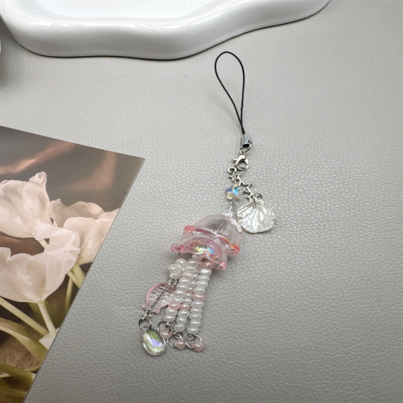 Decorative Jellyfish Charm Phone Strap Kalsten