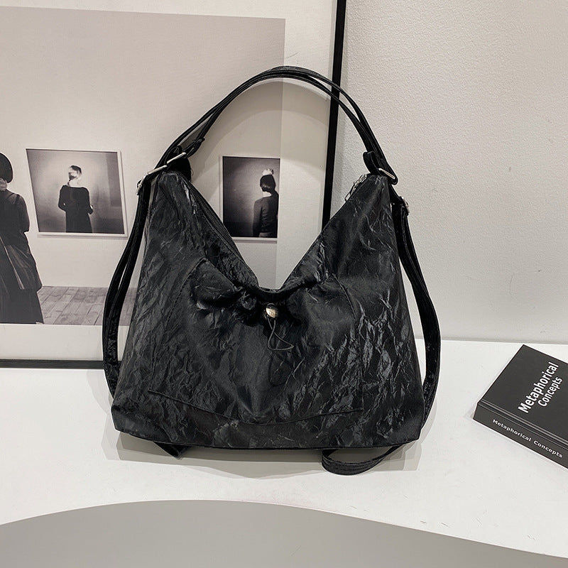 Crinkled Pouch Handbag Kalsten