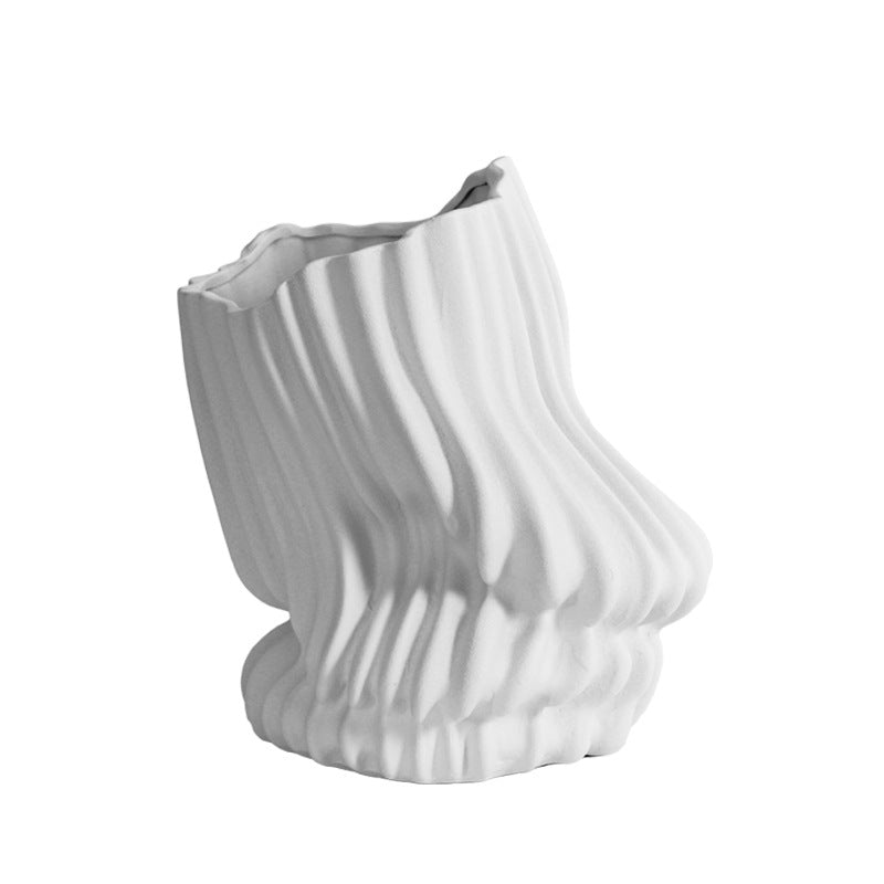 Artistic Texture Earthenware Vase