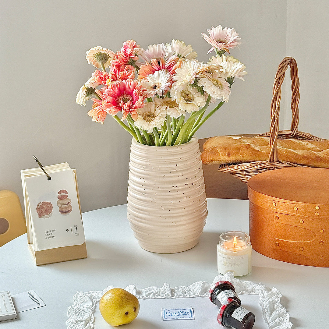 Textured Contemporary Ceramic Vase