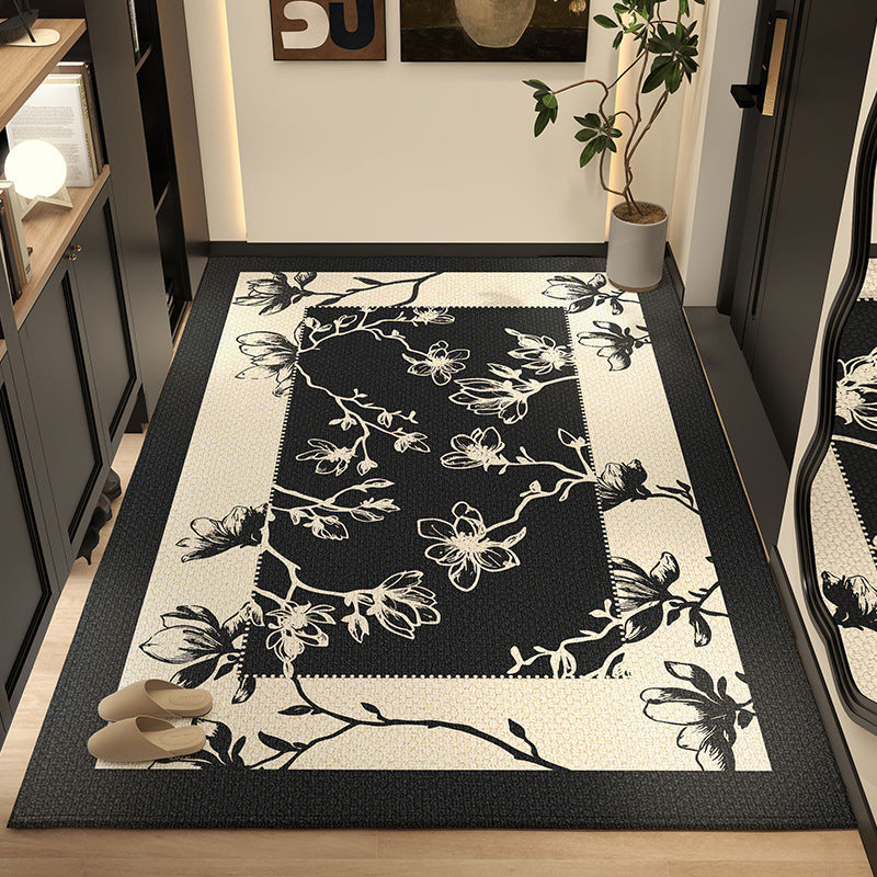 Floral Pattern Decorative Area Rug