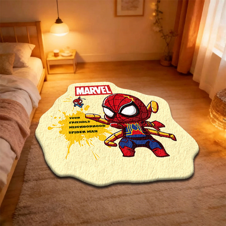 Spider-Man Themed Plush Area Rug