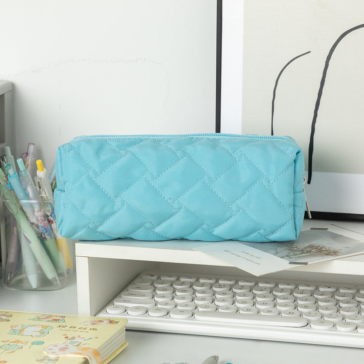 Quilted Textured Pencil Case Kalsten