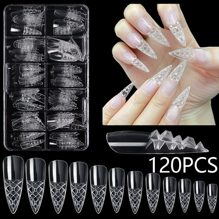 Premium Clear Nail Extension Tips Kalsten