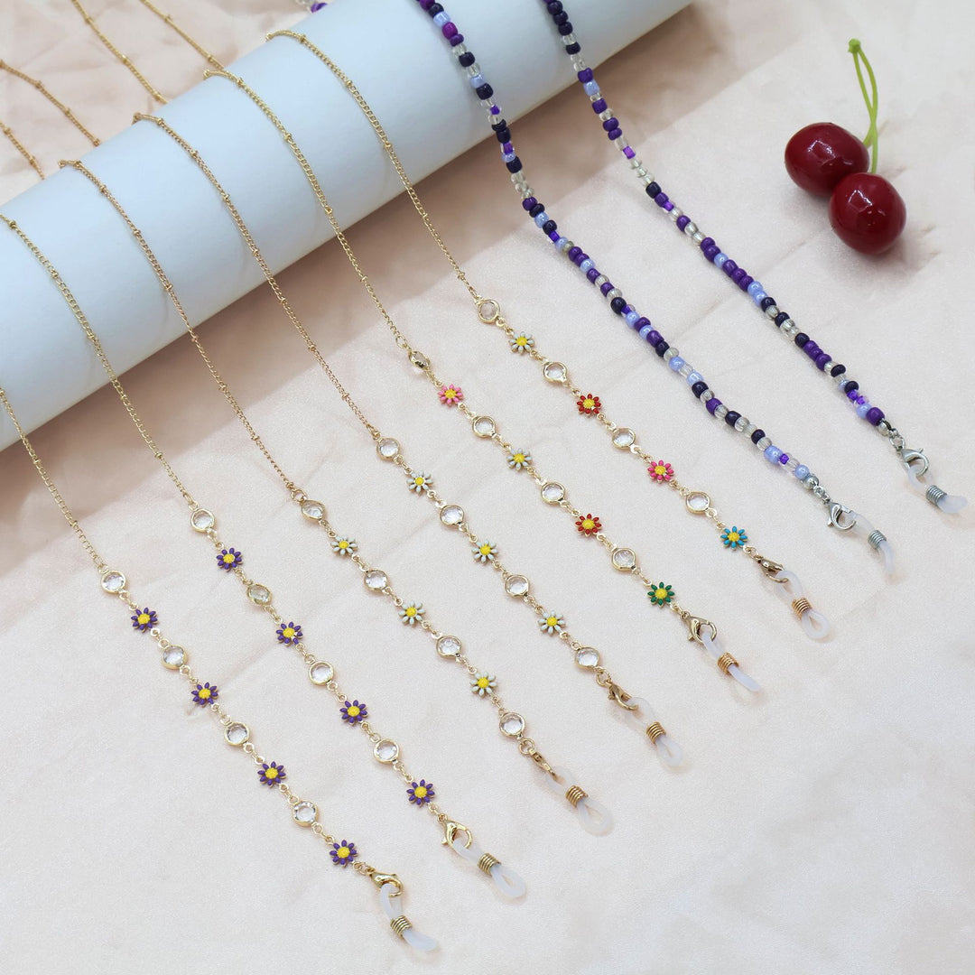 Beaded Eyewear Chain Holder Kalsten