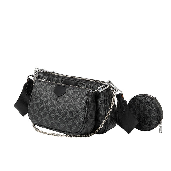 Fashionable crossbody bag with versatile compartment system Kalsten