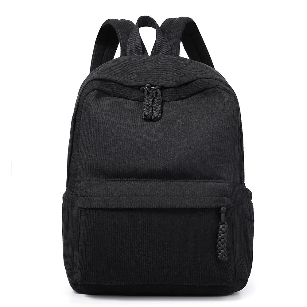 Textured Fabric Travel Backpack kalsten