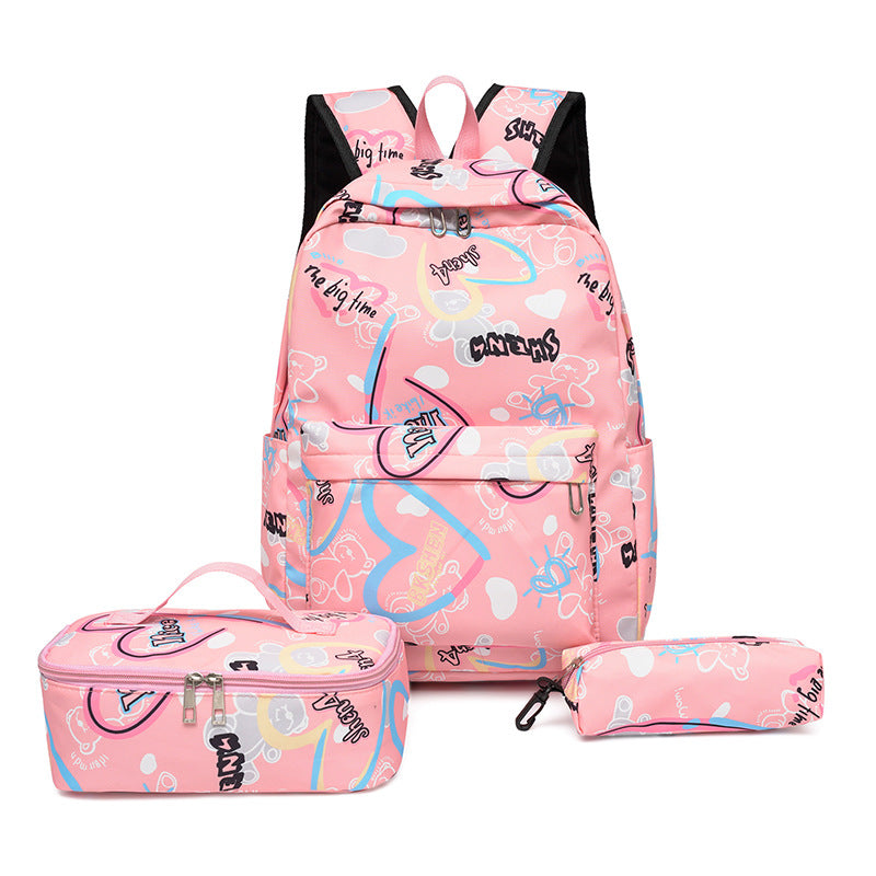 Backpack set with insulated lunch box and pencil case Kalsten