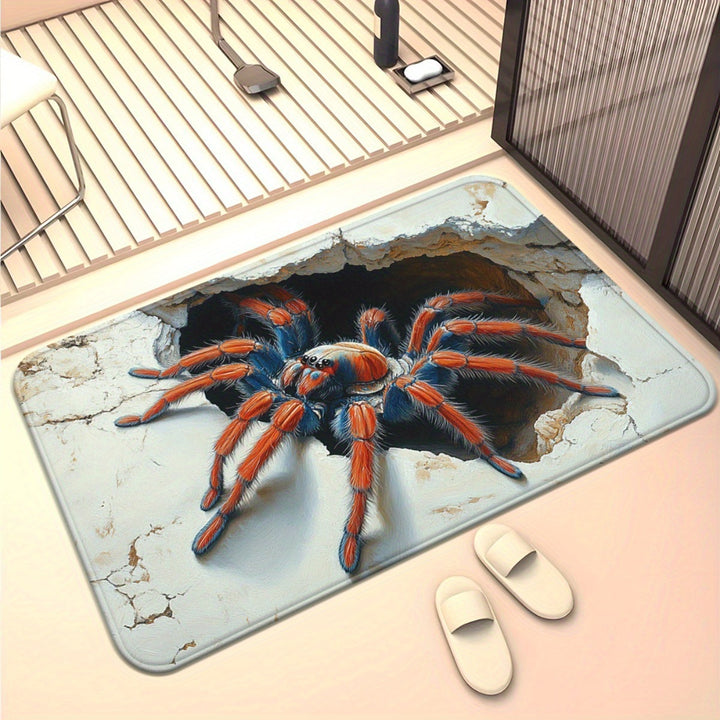 Spider-Themed Floor Mat