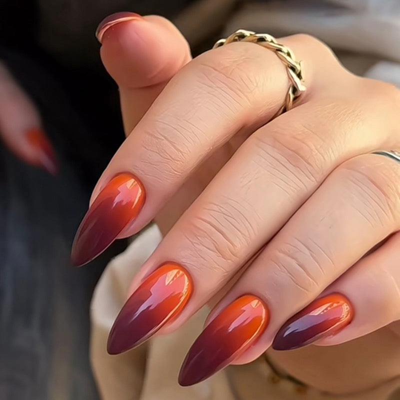 Ombre Stiletto Press-On Nails Set Kalsten