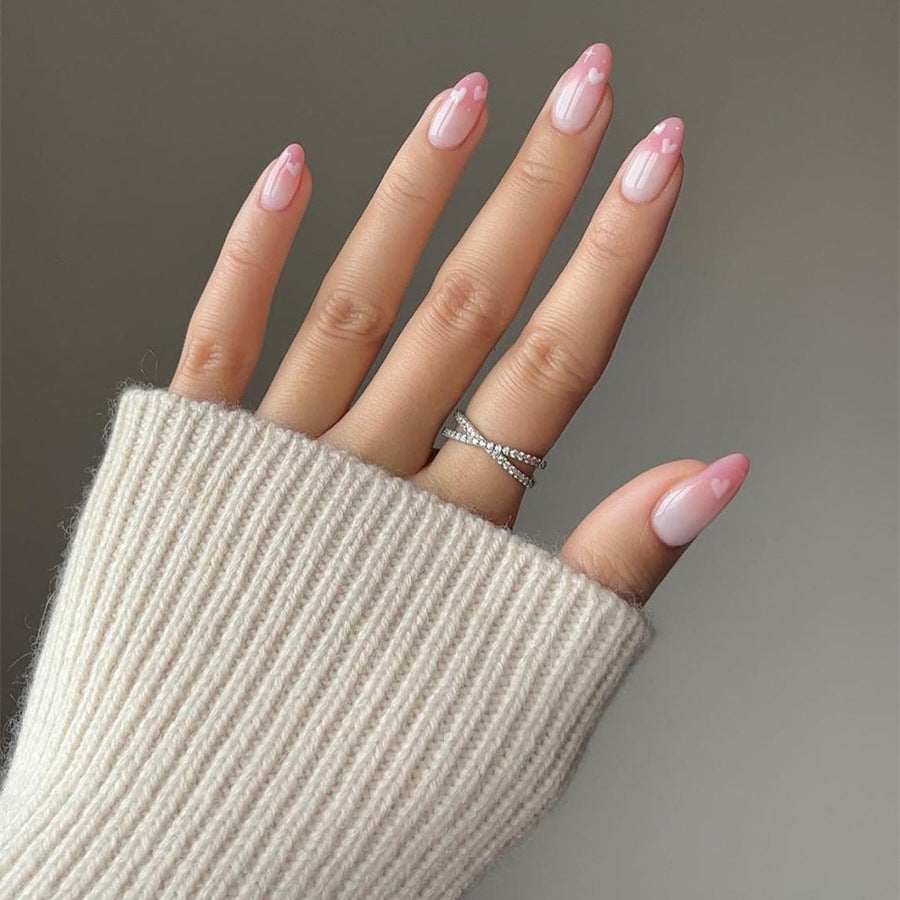 Elegant Almond-Shaped Press-On Nail Set kalsten