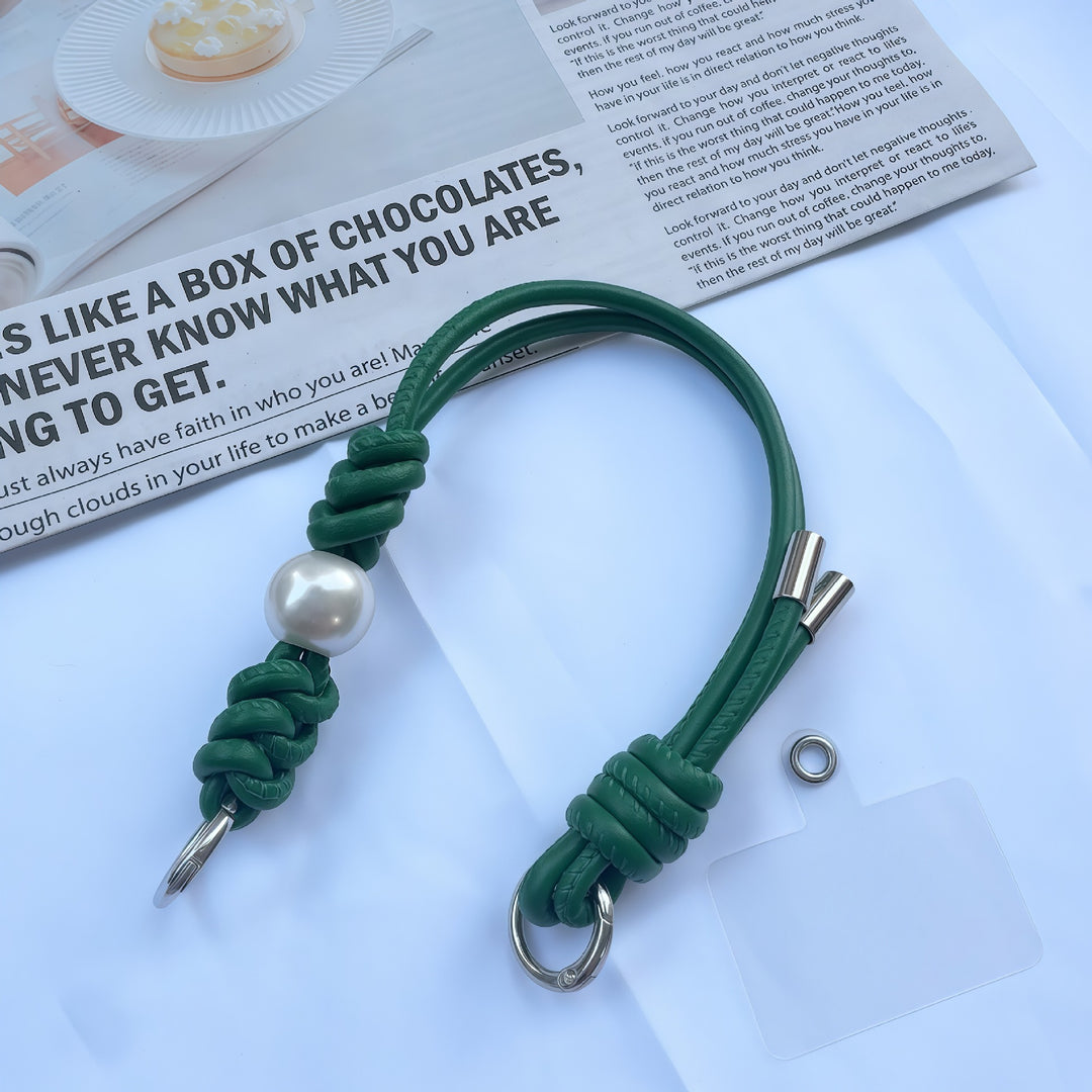 Elegant Knotted Leather Keychain Holder Kalsten