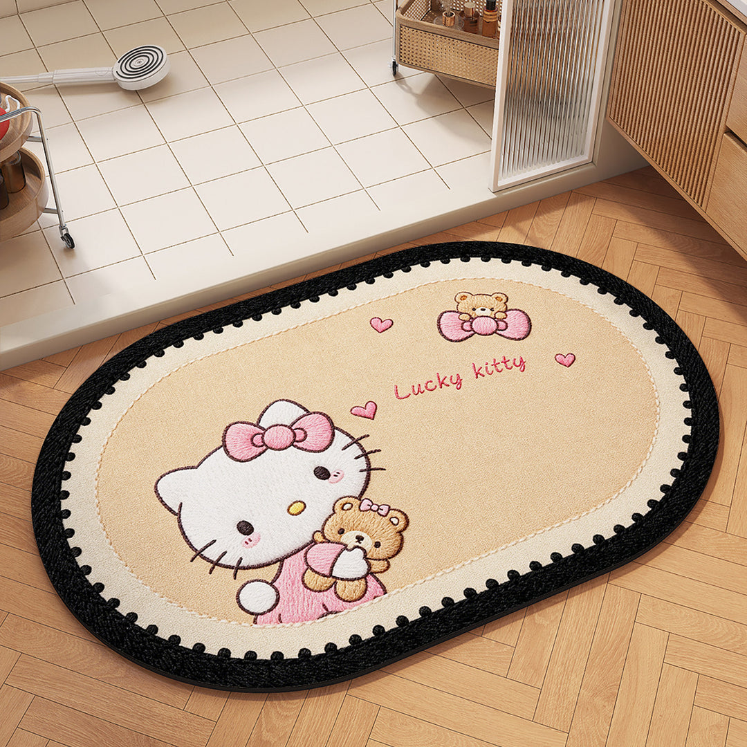Cute Character-Themed Bath Mat