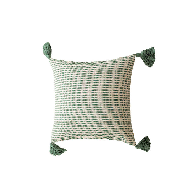 Striped Accent Cushion with Texture