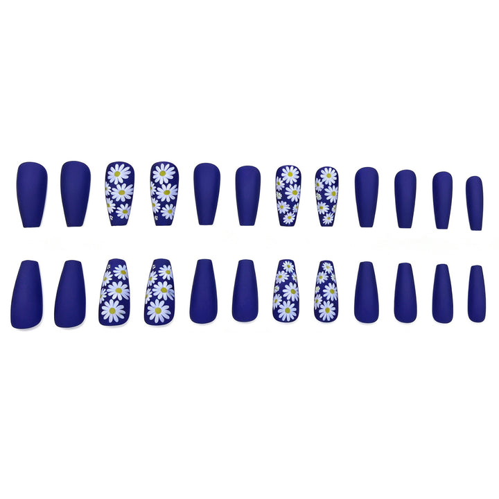 Floral Matte Nail Enhancements Kalsten