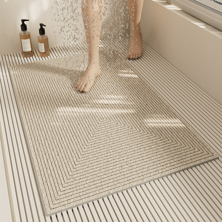 Slip-Resistant Geometric Bath Mat Kalsten