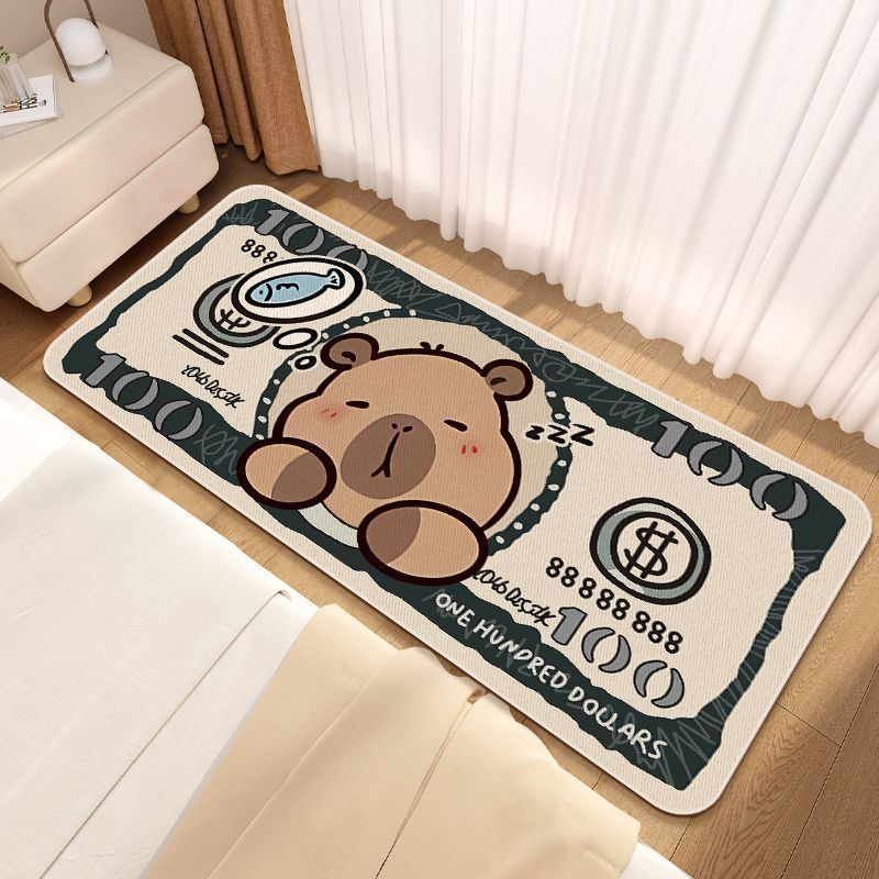 Cartoon Theme Plush Floor Mat