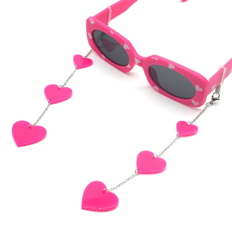 Stylish Heart-Themed Eyewear Chain Kalsten