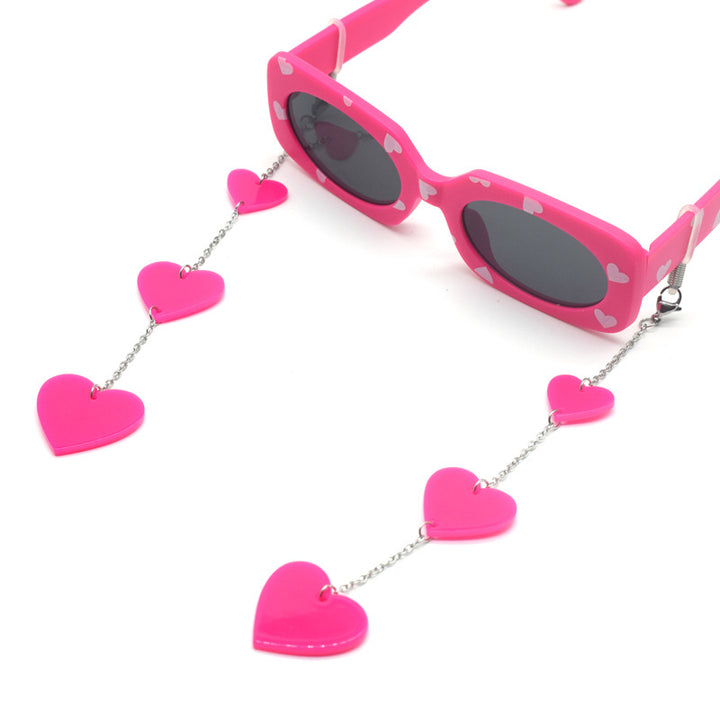 Stylish Heart-Themed Eyewear Chain Kalsten