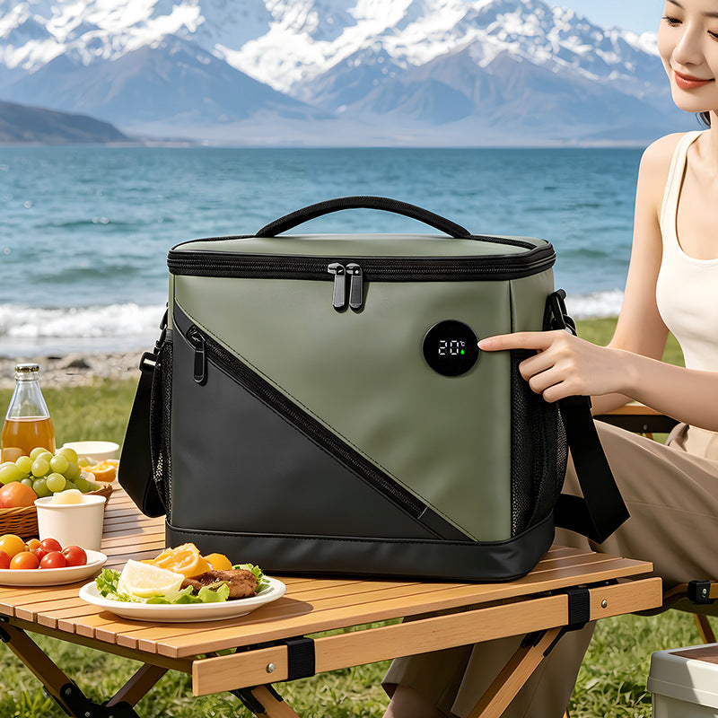 Insulated Cooler Bag with Digital Temperature Indicator Kalsten