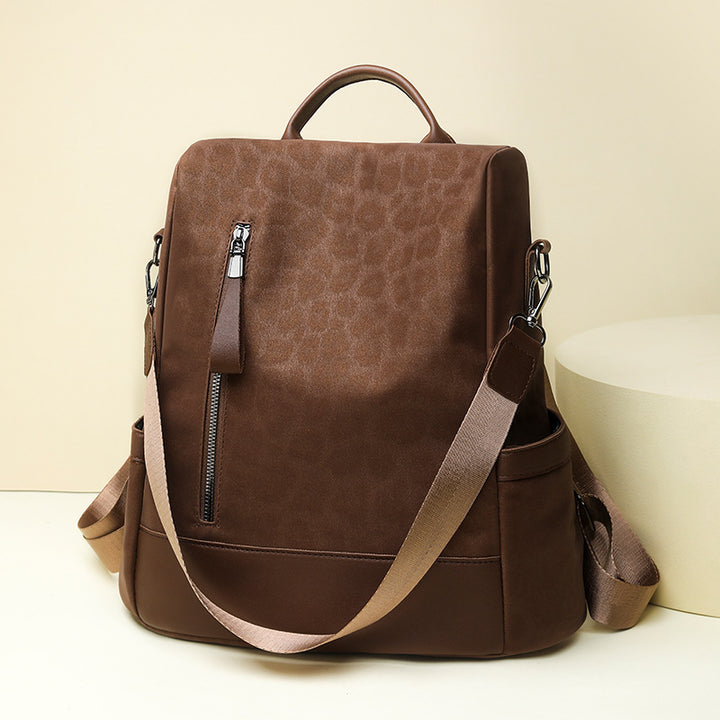 Chic Leopard Print Backpack Kalsten