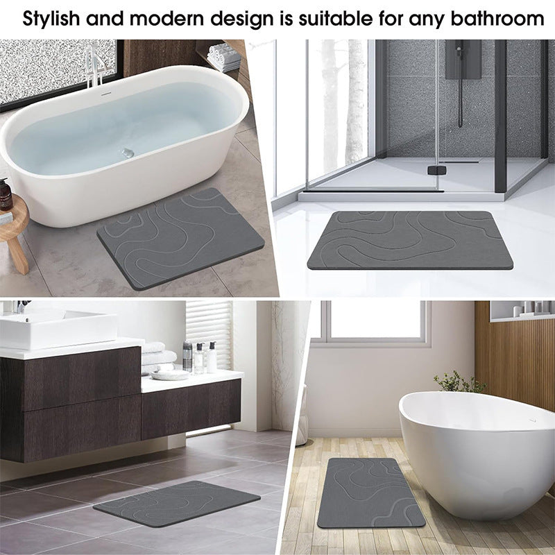 Diatomaceous Earth Bath Mat